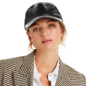 APPARIS Shane baseball cap- black- vegan leather